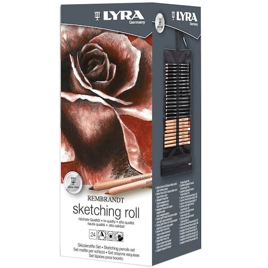 Lyra Rembrandt Sketching Pencil Set in Fabric Roll
